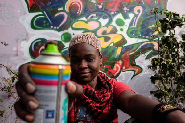 Meet Dieynaba, Senegal’s first female graffiti artist