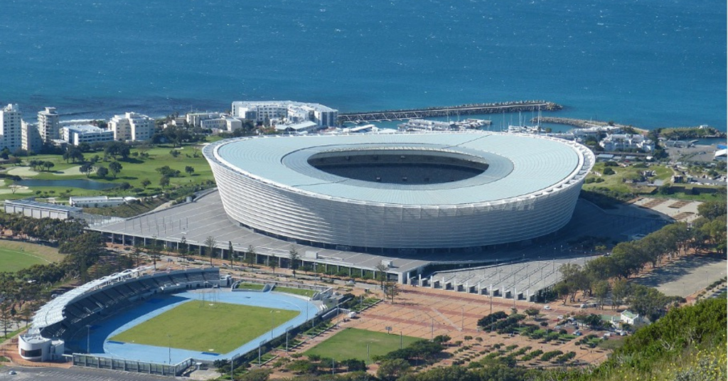 Fußballstadion in Südafrika