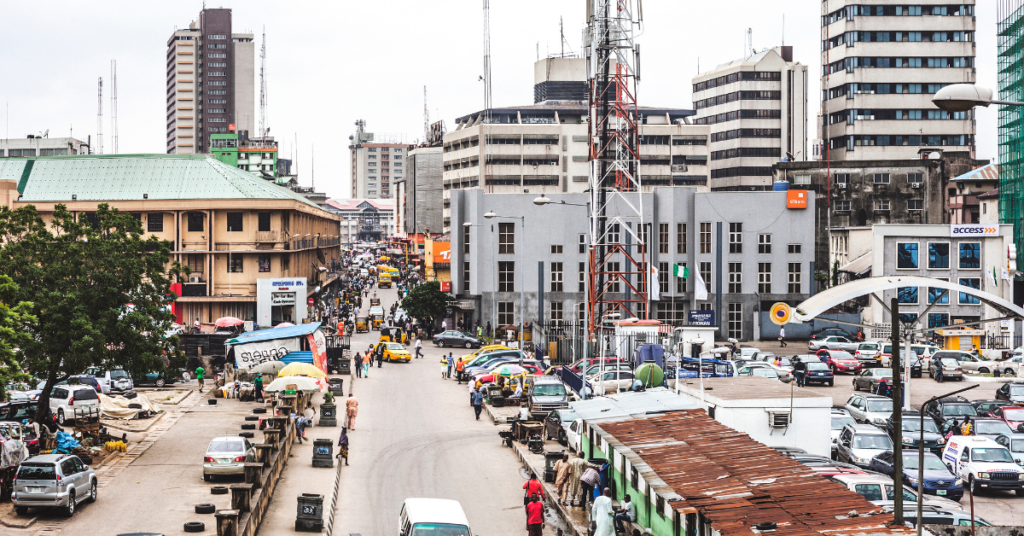 Die nigerianische Stadt Lagos
